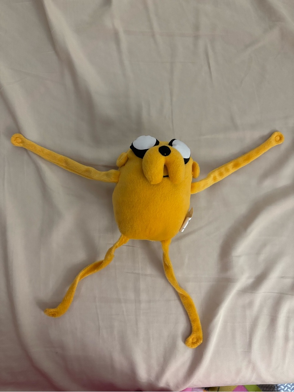 Jake from Adventure Time Yellow Plush Tagged Character